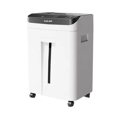 DeliGA850 80 Sheet Auto Feed Paper Shredder with CD/Card Shredding Micro Cut 25L Bin Commercial Heavy Duty for Home/Office Use