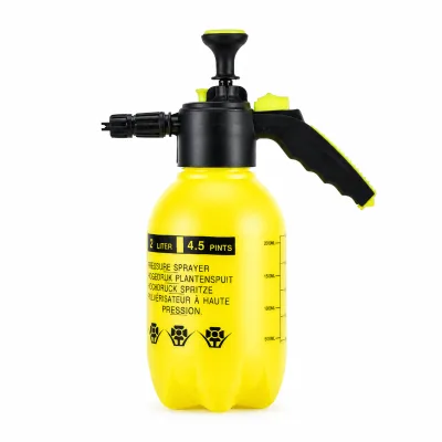 Custom Handheld Pressure Sprayer Car Cleaning Foam Bottle Leakproof Adjustable Mist Pump 2L