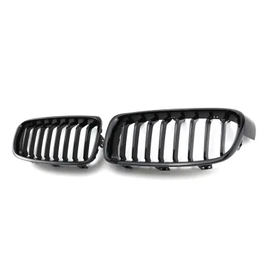 SMART STAR Factory Auto Car Bumper Grille ABS Glossy Black Single Slat Line Kidney Front Grille HMF30-101 for 3 Series F30