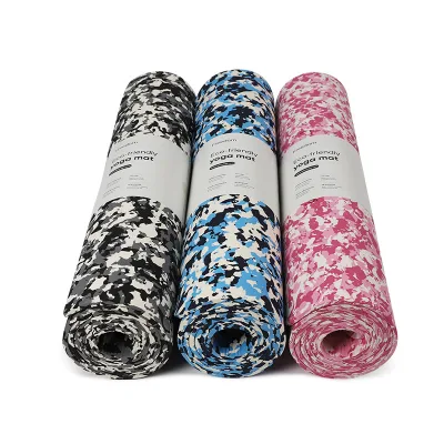 Factory Direct TPE Camouflage Yoga Mat 6mm Thick 183x61cm Non Slip Shock Absorption Mute Thickening Widening Support
