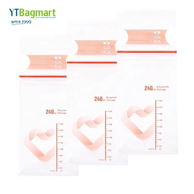 Factory Price Breast Milk Storage Bags Food Grade Wholesale Ldpe Clear Milk Storage Bags Breast Bpa Free