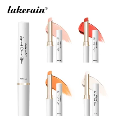 Lakerain 4 Color Changing Lip Cheek Dual-use Lip Balm Moisturizing Lip Balm Long-lasting Waterproof Smudge-proof