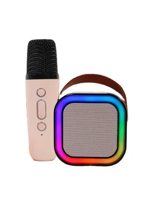 K12 for Karaoke Speaker Wireless Sound System Microphone Subwoofer Kids Singing Gadget Outdoor Use ABS Material