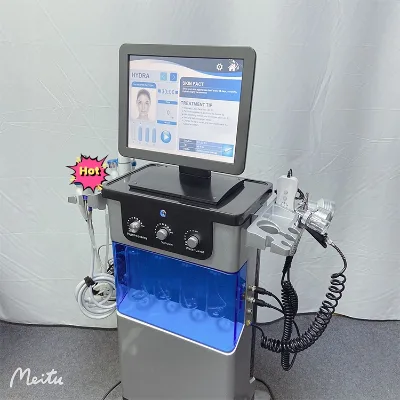 12 In1 Hydrodermabrasion H2o2 Hyro Deep Peeling Hydra Skincare Facial Equipment Instrument Aqua Salon Face Lifting Machine