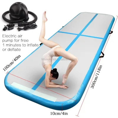 3m 4m 5m 6m 8m 9m Hot Factory Price Airtrack Inflatable Air Floor Tumble Track