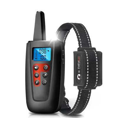 3300FT Range Shock Adjustable Training Reflective Barking Device Anti Bark Collar Training Dog Collar
