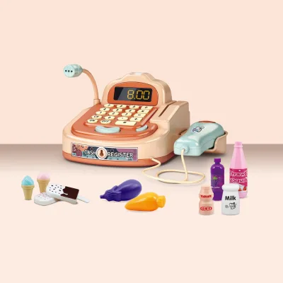 E-commerce Children Toys Small Household Appliances Simulation Cabinet Name Cash Register Kids Toys Pretend Household Toys