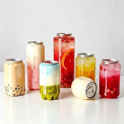 Manufacturer for PET Square Transparent Easy Open End Soda Can Lids Custom Packaging for Beverage and Cold Juice