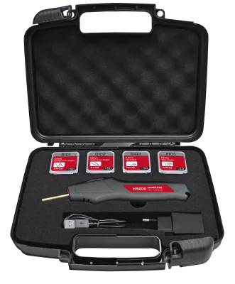 Wireless Plastic Welder Kit Rechargeable Plastic Repair Kit Portable Cordless Car Bumper Repair Kit for Plastic Crack Repair