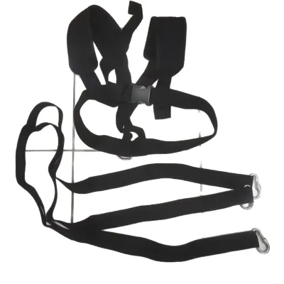 Hot Selling ZJFIT Black Wide Stainless Steel Nylon Bearing Resistance Band Belts Yoga Exercise Foldable Durable Waterproof 20kg+