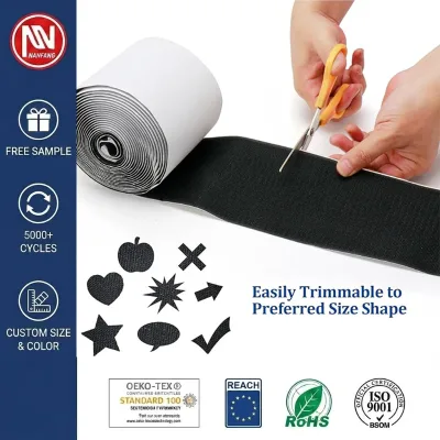 Wholesale High Temperature Resistant Nylon Hook and Loop Full Break Punch Type Fastener for Heat Shielding and Engine Use