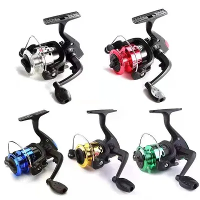 High Quality Reel Fishing Plastic Spool Black Fly Spinning Reels Round Pole Reel