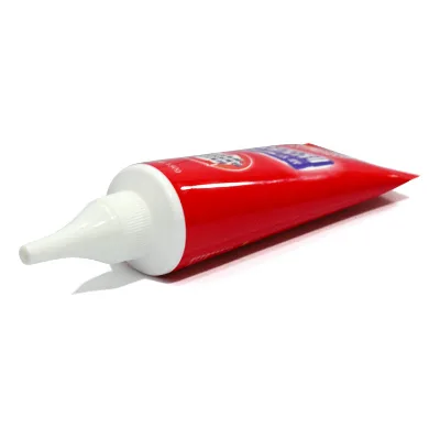 Squeeze Cosmetic Tube with Sponge and Silicone Stainless Steel Roller Ball Oval Design for Lotion Serum