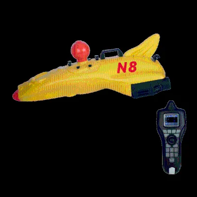 For N8-GPS Smart Fishing Surfer RC Bait Boat with HPDE Material Orange Color 10AH Li-po Battery 500-1000m Range