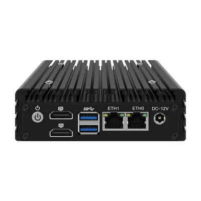 Zynshield Industrial Firewall Appliance: Intel Celeron N5100/N5105/N6005, Dual 2.5GbE, WiFi 6, GPIO, Fanless, US Plug