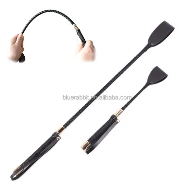 Riding Crop Horse Whip Wholesale PU Leather Outdoor Riding Crops Portable Equestrian Training Horse Whips With Handle