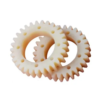 Custom Injection Molded Nylon Spur Gear Keyway Bore Wear Resistant POM Plastic Transmission Gear for Industrial Machinery