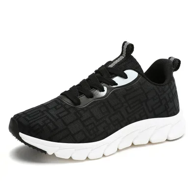 New Arrival Women Sneakers Mesh Breathable Lightweight Shock Absorption Soft Sole Running Shoes Casual Shoes