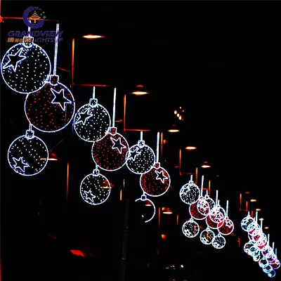 Grandview Newest High Quality Holiday 2D Outdoor Pole Street Decoration Light