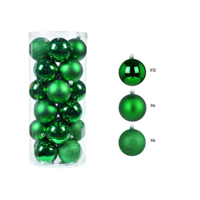 Christmas decorations Christmas ball set colorful ball plastic electroplating ball Christmas tree accessories