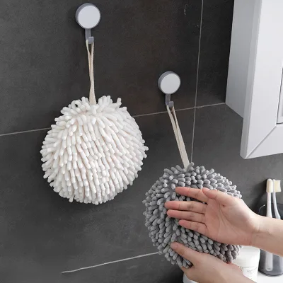 China Home Laundry Cleaning Chenille + Sponge Chenille Wool Hand Drying Ball