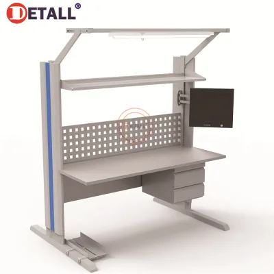Modular ESD Workstation Anti Static Bench Expandable Frame Accessories Mount Durable Construction Manufacturer Direct Supply