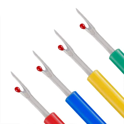 Wholesale Promotional 3.5cm Mini Sewing Seam Ripper With Wooden Handle Thread Seam Remover Stitch