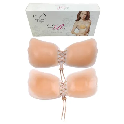 Water Proof Silicone Bra Strapless Push up Silicone Bra Swimming Silicone Bra