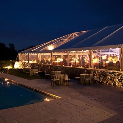 15*20m  Glass Transparent Outdoor Trade Show Event Tent for Sale for Wedding and Warehouse and Event Using