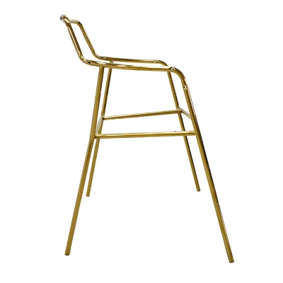 Nordic-style Modern Minimalist Dining & Makeup Chair with Stainless Steel Legs and Backrest Luxury Design for Coffee Lounge Use
