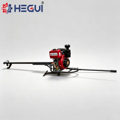 HEGUI 192F Hand-started Air-cooled diesel Engine+long-shaft Outboard Engine, Water Working Machinery.