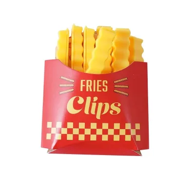 French Fry Seal Clips Refrigerator Magnets Snack-Sealing Clips Small Food-Holding Clips Plastic-Bag Seasoning-Container Sealing
