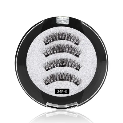 Magnetic Eyelashes with Eyeliner Kit, 3 Pairs Reusable Magnetic Lashes, Upgraded False Lashes Kit with Lash Tweezers Inside, Su