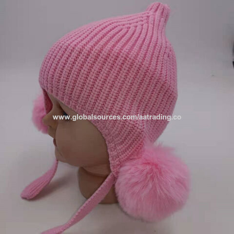 Jersey Lining Wholesale Fashion Funny Kids Knitted Hats