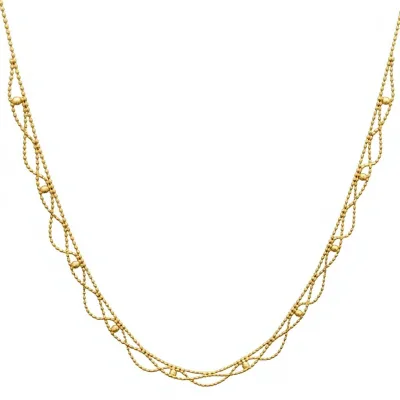 Ehao Jewelry 18K Gold Lace Necklace Made in China
