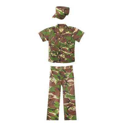 Children's Tactical Clothing Children's Outdoor Adventure Camouflage Clothing Helmet Backpack Boy 10 Sizes 20 Colors