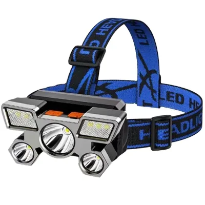 Howlighting Outdoor strong light led five-head miner's lamp aircraft lamp charging headlamp