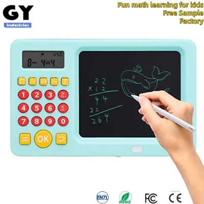 Math Games for Kids Ages 5 6 7 8, LCD Writing Tablet for Kids Educational Math Learning Games, Birthday Gifts for Boys Girls