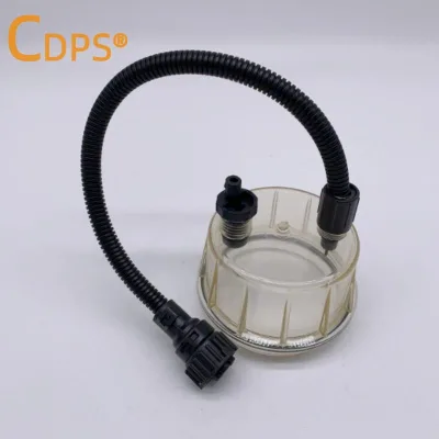 Oil Water Separator Cup with Sensor for EC210 EC240 EC360 EC480 Excavator Engine Fuel Parts In-Stock