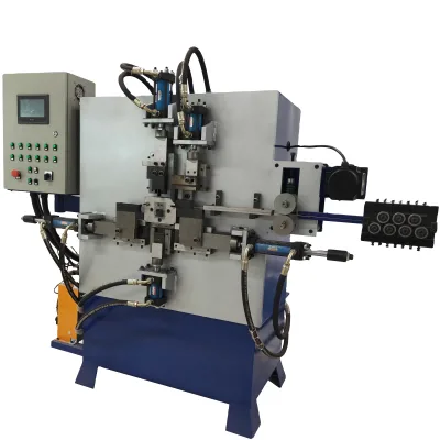 Low Price Steel Bar Beading Machine Full Automatic CNC 2D Flat Strip Wire Forming Equipment with PLC and Motor