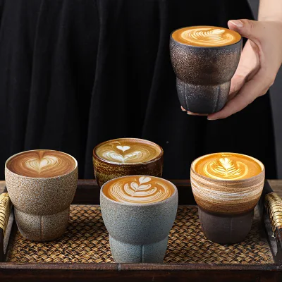 2023 Hot Sale Japanese Style Ceramic Coffee Cups Tea Cups