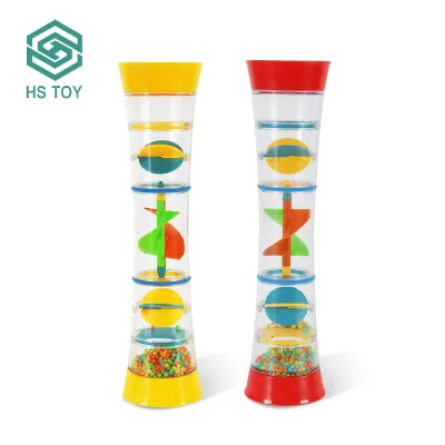 HS TOY Whirly Rainmaker Rainfall Auditory Mini Kaleidoscope Kit Toy Juguetes De Bebes Rainstick for Sale
