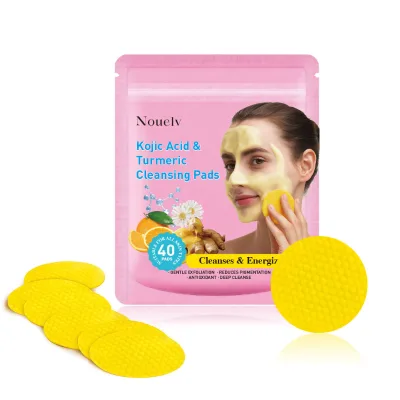 ODM/OEM Non-scented Extra Soft Toner Pads Glow NAD Wet Patch 60 PCS Moisturizing Cotton Cleaning Glass Facial Mask