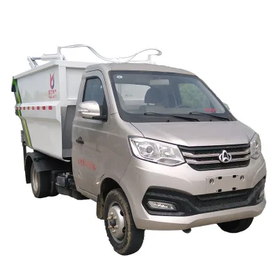 Changan 4m3 Wheel Base 2990mm 6 Tires Leak-Free Diesel Garbage Collection Truck Manual Transmission Core include Engine Gearbox