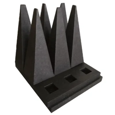 Hybrid High Cleanliness Polypropylene Pyramidal EMC Absorber PPM EMC Chamber Absorber Emi Absorber