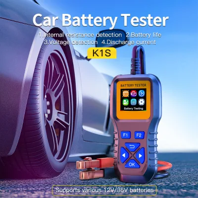 K1S Car Battery Tester Battery Analyzer Test Internal Resistance Voltage Battery Life Discharge Current