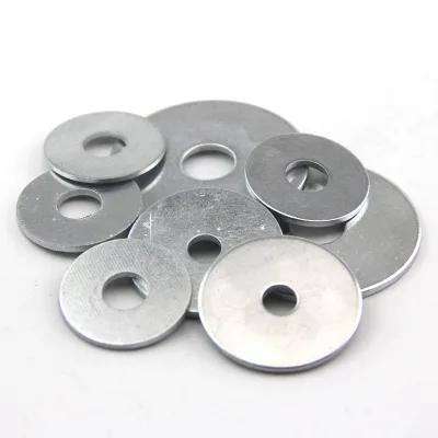 DIN125 SS304 SS316 DIN440 DIN9021 Flat Round Washer Plate Washer Large Plain Flat Washers for Friction Reduction