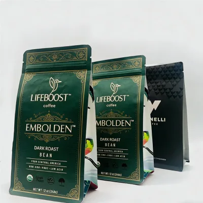 OEM Custom Logo Stand up Pouch Packaging with Zipper and Window
