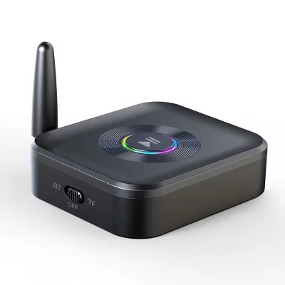 China Manufacture Plug-In Card Antenna Hands-Free Audio Amplifier 3.5mm Converter Car Bluetooth Receiver