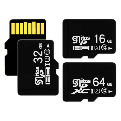 Authentic SD High Speed Class10 U3 Memory Card 32G 64G 128G 256G ABS Plastic Black for Phone & Camera